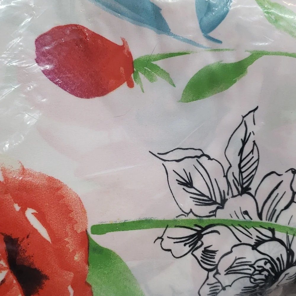260cm by 230cm duvet cover 2 pillow covers poppy floral